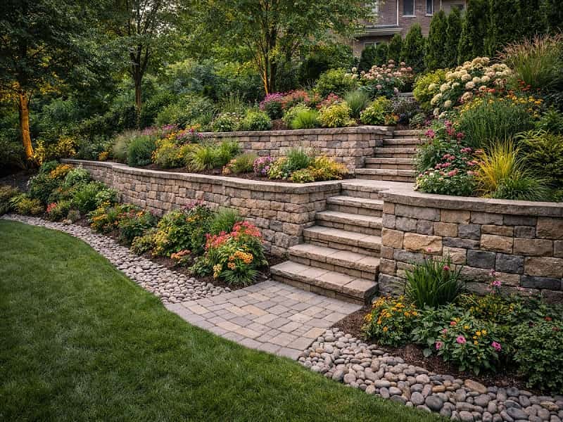 Professional Retaining Wall Installation - JWD Landscaping and Outdoor Living